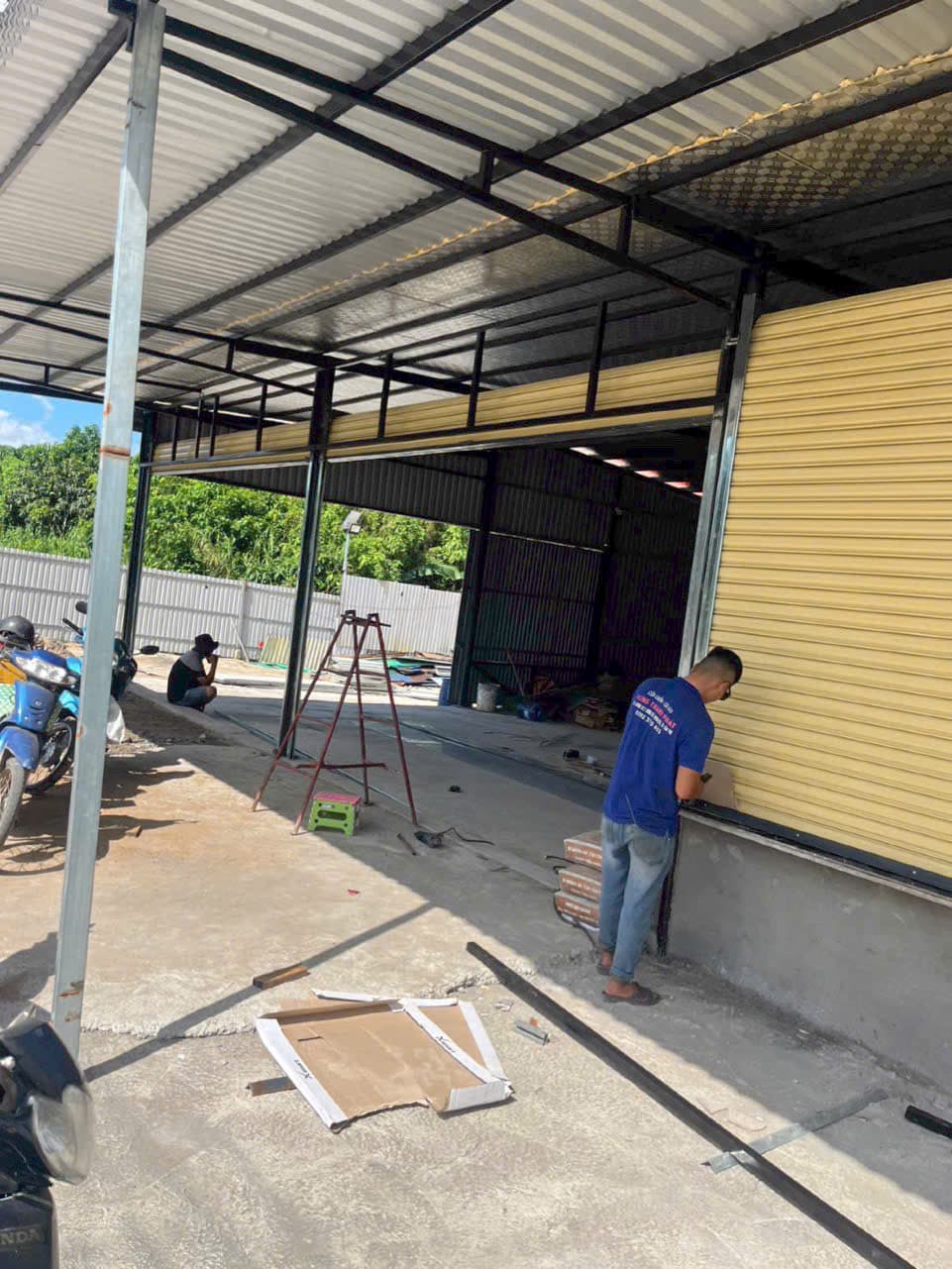Nhà xưởng khung thép mái (carport) — ảnh 2