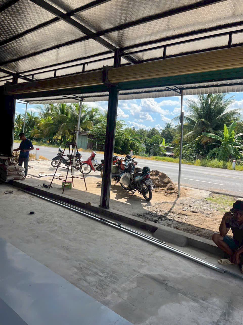 Nhà xưởng khung thép mái (carport) — ảnh 3