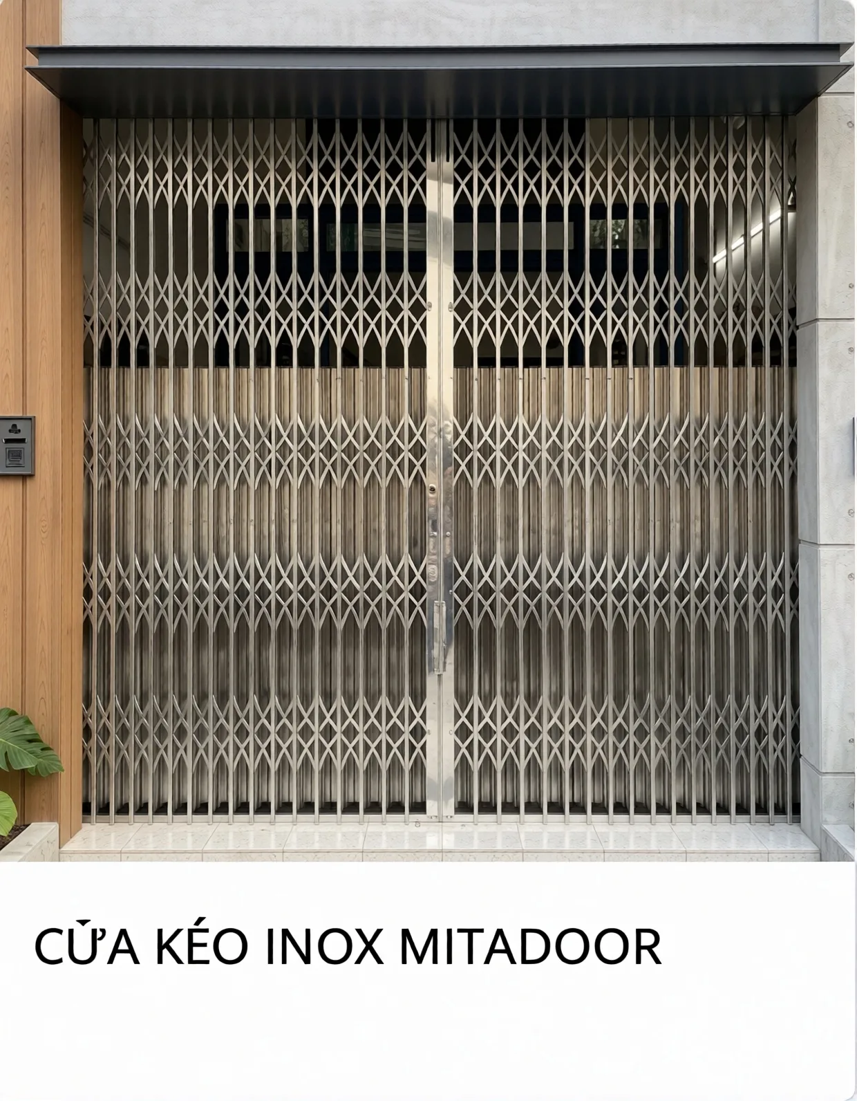 Cửa Kéo Inox — lắp đặt tại Cần Thơ