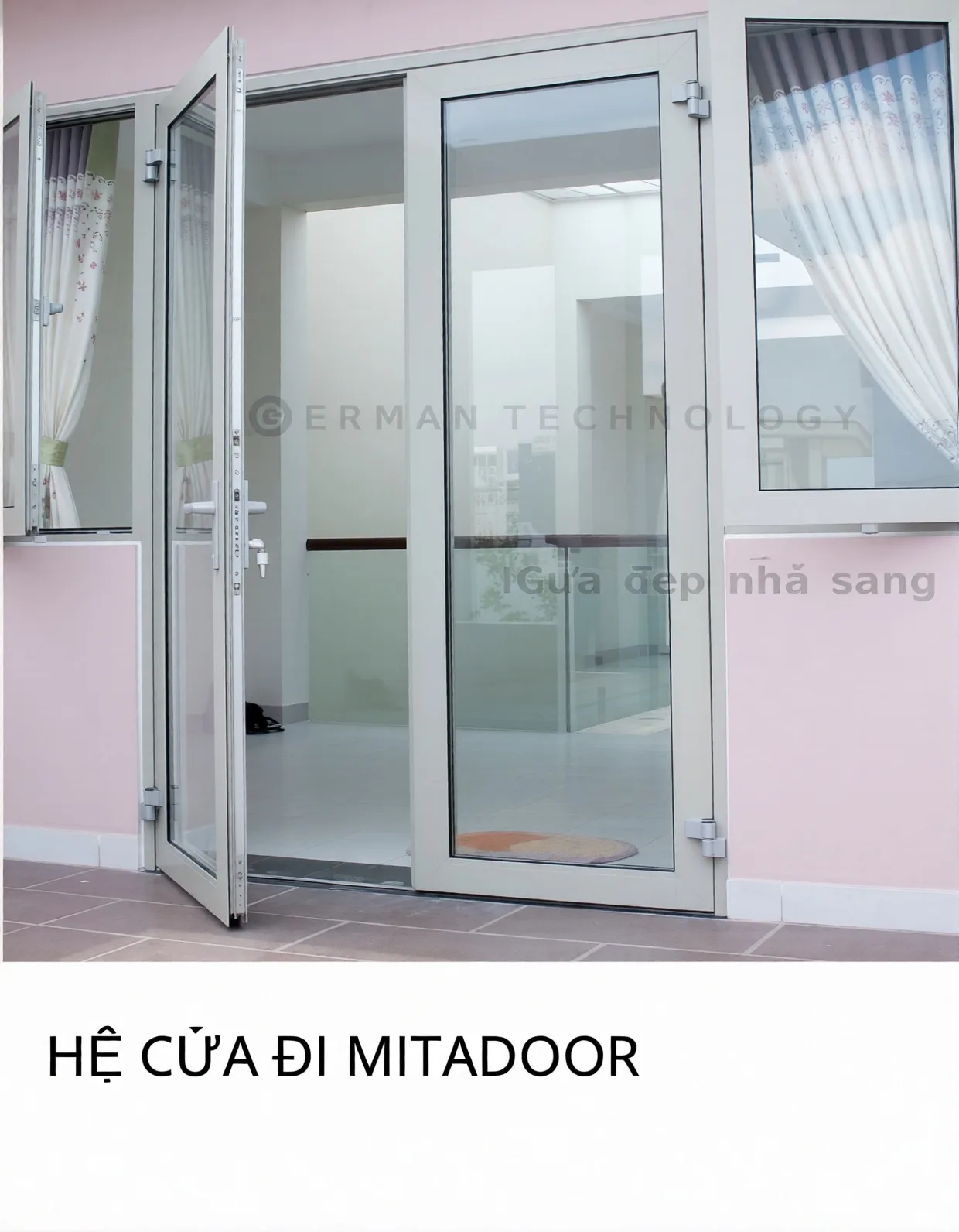 Hệ Cửa Đi — lắp đặt tại Cần Thơ