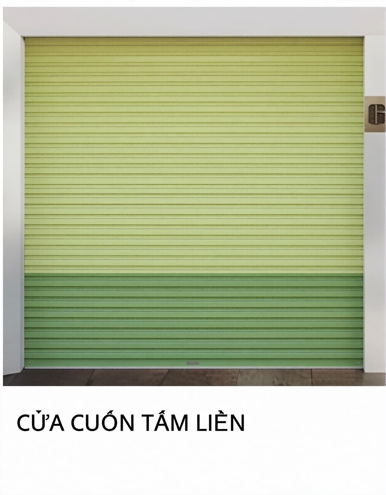 Cửa Cuốn Tấm Liền — lắp đặt tại Cần Thơ